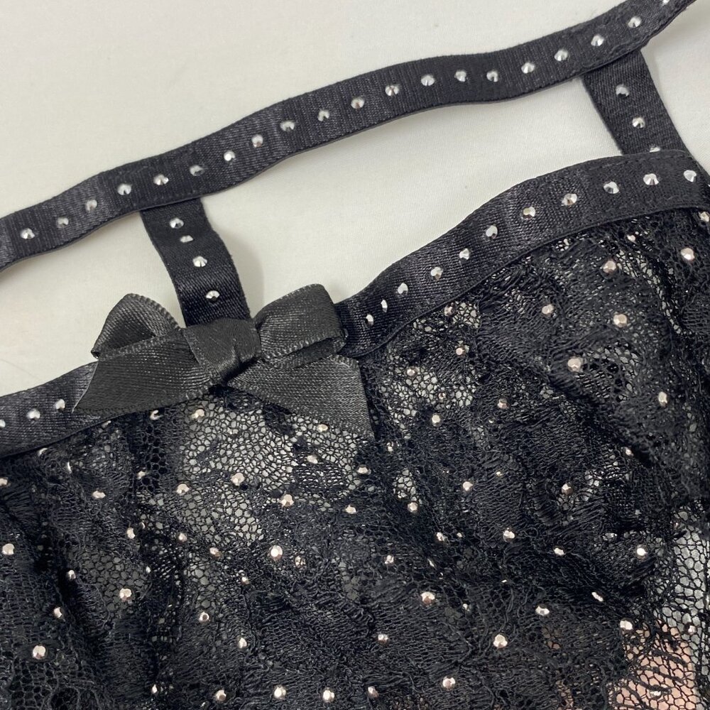 Agent Provocateur Davinah SOIREE Black Brief AP2 Small NWT $645 - Picture 15 of 16